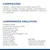Composición: carnes y subproductos animales (pollo 8%), cereales, semillas, aceites, grasas, minerales, moluscos y crustáceos. Proteína 5,8 %, grasa 5,5 %, humedad 71,6 %, vitaminas A, D3, E.