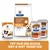 Hill's Prescription Diet Kidney Care k/d dry food, wet food cans, and soft-baked biscuits shown together with text: Try our delicious dry & wet varieties.