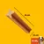 Snack em forma de estrela, comprimento 14 cm, largura 1,5 cm. Indicação visível: 10–25 kg com imagem de cão.