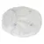 White, round plush cover with four transparent suction cups visible on the surface.