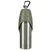 Trixie stainless steel bottle with green plastic lid and carabiner, suitable for taking along. The Trixie brand name is visible on the bottle.