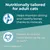 Nutritionally tailored for adult cats. Helps maintain strong and healthy bones thanks to minerals. Proven to reduce tartar build-up by up to 40%. *Purina Research (angol nyelvű szöveg).