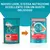 Immagine comparativa di due confezioni Purina ONE Sterilcat 85 g, vecchio e nuovo look. Testo: 'Nuovo look, stessa nutrizione eccellente con un gusto delizioso'.