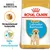 Royal Canin Puppy Labrador Retriever tørfoder, tekst: Breed Nutrition, Skræddersyet foderpille, Støtte til immunforsvaret. Billede af foderpille og hund på posen. Royal Canin Puppy Labrador Retriever tørfoder, tekst: Breed Nutrition, Skræddersyet foderpille, Støtte til immunforsvaret. Billede af foderpille og hund på posen.