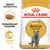 ROYAL CANIN ADULT British Shorthair kattefoder, tekst: Breed Nutrition, Skræddersyet foderpille, Muskeltonus. Billede af foderpille og grå kat.