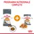 Royal Canin Hair & Skin per gatti, confezione di crocchette e bustina di alimento umido, con immagine delle crocchette e del cibo umido su piatto. Testo: Programma nutrizionale completo.