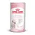 Royal Canin Babycat Milk 0–2 months, macskatejpótló kölyökmacskáknak, nettó tömeg: 300 g. Fehér dobozon cica képe és angol-francia feliratok láthatók.