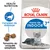 Royal Canin Home Life Indoor 7+, complexo de vitalidade, tamanho do croquete adaptado. Embalagem com imagem de gato e croquetes visíveis.