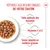 Taille de morceaux optimale, vitamines C et E, teneur en matières grasses adaptée aux besoins spécifiques des chatons. Aliment humide en sauce présenté sur une assiette blanche. Taille de morceaux optimale, vitamines C et E, teneur en matières grasses adaptée aux besoins spécifiques des chatons. Aliment humide en sauce présenté sur une assiette blanche.