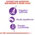 Donnez une nutrition sur-mesure à votre chat : digestion optimale, haute appétence, énergie concentrée. Texte et icônes illustrant ces trois points.