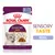 ROYAL CANIN SENSORY TASTE, 85 g, rosol. Na obalu je kočka a kousky krmiva v rosolu. Text: Feline Health Nutrition, Sensory Taste, Chunks in jelly. ROYAL CANIN SENSORY TASTE, 85 g, rosol. Na obalu je kočka a kousky krmiva v rosolu. Text: Feline Health Nutrition, Sensory Taste, Chunks in jelly.