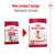 Image showing new product design and optimised formula for Royal Canin Medium Adult 7+ with updated packaging. Highlights muscle mass support and vitality on the new bag.