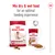 Instructional image showing dry and wet food with text: Mix dry & wet food for an optimal feeding experience. Includes two Royal Canin medium adult and ageing products.