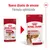 Comparación de envases de Royal Canin Medium Adult 140 g, antes y después del rediseño. Texto: 'Nuevo diseño de envase. Fórmula optimizada'. Imagen de perro y comida en ambos envases. Comparación de envases de Royal Canin Medium Adult 140 g, antes y después del rediseño. Texto: 'Nuevo diseño de envase. Fórmula optimizada'. Imagen de perro y comida en ambos envases.