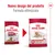 Nuovo design del prodotto Royal Canin Medium Ageing 10+, formula ottimizzata. Immagine delle due confezioni a confronto, vecchia e nuova.