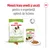 Royal Canin x-small adult până la 4 kg, hrană uscată și umedă pentru câini, pachet 85 g. Text: Mixează hrana umedă și uscată pentru o experiență optimă de hrănire.
