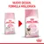 Royal Canin Mother & Babycat: confronto tra vecchio e nuovo design della confezione, testo visibile 'NUOVO DESIGN, FORMULA MIGLIORATA' in alto.