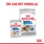 Dry and wet formulas for light weight care, showing two Royal Canin packages labelled 'Light Weight Care' with visible product information on limiting weight gain.