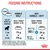 Feeding instructions for puppies with adult target weight 14kg: Kibble only, 73g to 170g daily; or mix 1 can wet food (200g) plus 24g to 83g kibble. Adjust as per age and condition.