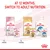 Feeding guide showing to switch from Royal Canin kitten food at 4 months to adult nutrition at 12 months, with images of both kitten and adult product packs.