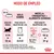 Modo de empleo: solo sobre, 3+1/2 a 2+1/2 sobres según edad; mezcla, 1 sobre Royal Canin Kitten 85 g más 46 g a 31 g croquetas para peso adulto objetivo de 4 kg. Energía: 916 kcal/kg.