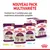 Royal Canin Sensory pack multivariété pour chat, 12 sachets de 85 g : 4 Smell, 4 Taste, 4 Feel. Contient les 3 variétés pour une expérience sensorielle complète. Texte en français et anglais.
