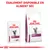 ROYAL CANIN VETERINARY RENAL pour chat, sachet et sac visibles. Texte en haut : ÉGALEMENT DISPONIBLE EN ALIMENT SEC.