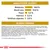 Analytické zložky: bielkoviny 18 %, tuk 15 %, popol 5,2 %, vláknina 2,2 %, uhličitan vápenatý 1,8 %. Zloženie: ryža, kukuričná múka, pšeničná múka, živočíšne tuky, sušené vajcia a ďalšie.