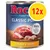 Rocco Classic Pork, 12x800g, con manzo e pollo. Testo visibile: 100% fresh ingredients & grain-free recipe, with beef & chicken. Etichetta gialla con scritta rossa '12x'. Rocco Classic Pork, 12x800g, con manzo e pollo. Testo visibile: 100% fresh ingredients & grain-free recipe, with beef & chicken. Etichetta gialla con scritta rossa '12x'.