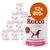 12 консерви Rocco Diet Care Gastrointestinal, 800 г, Turkey with pumpkin. Надпис: Low in fat. Изображение на куче и стомах. Видими са всички етикети.