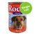 Rocco Classic 100% Fleisch, Rind pur, single can, 400g. Visible German text: Gesunde Verdauung, Glänzendes Fell, Kraft & Energie. Image of a dog on the label.