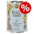 Rosie's Farm Comforting Dinner Turkey SENIOR konzerv, Grain Free Recipe felirattal, piros százalékos akciójelzéssel a csomagoláson. Rosie's Farm Comforting Dinner Turkey SENIOR konzerv, Grain Free Recipe felirattal, piros százalékos akciójelzéssel a csomagoláson.