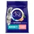 Purina One Bifensis Senior 7+ dry food, rich in salmon as number one ingredient, shown on packaging with a cat and images of salmon and grains. Purina One Bifensis Senior 7+ dry food, rich in salmon as number one ingredient, shown on packaging with a cat and images of salmon and grains.