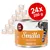 Smilla Poultry Pot kattemad, with lamb, 24 x 200 g dåser. Indeholder taurin, grain-free. Stor dåse med billede af kat og teksten 'Food for a lifetime'.