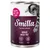 Smilla Mixed Meat Pot, 400g. Innehåller taurin, spannmålsfri. Smaker: fågel, nötkött och vilt. Tillverkad i Tyskland.