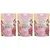 Lot de 3 sachets Lukullus Mini Hearts Puppy Veal, 75 g chacun. Texte visible : Soft and Meaty Snack Perfect as a Reward. Emballage rose avec morceaux en forme de cœur.