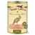 Terra Canis Hausmannskost für Hunde, Pute met broccoli, peer en aardappel. 100% Lebensmittelqualität, 100% Natur. Tekst deels in het Duits en Engels zichtbaar op blik.