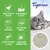 Tigerino Premium. Argile naturelle bentonite, ultra absorbant & efficace, très peu poussiéreuse, agglomération immédiate, absorbe rapidement les odeurs, senteur d’herbe fraîchement coupée.
