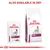 ROYAL CANIN VETERINARY RENAL wet pouch and dry bag for dogs, text above reads 'ALSO AVAILABLE IN DRY'