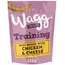 Wagg Treats Training mini bones with chicken and cheese, 125g pack.
