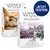 Wolf of Wilderness Junior - Probierpaket (2 x 1 kg) - Mix, 2 Sorten: Soft Wide Acres - Huhn & Wild Hills - Ente