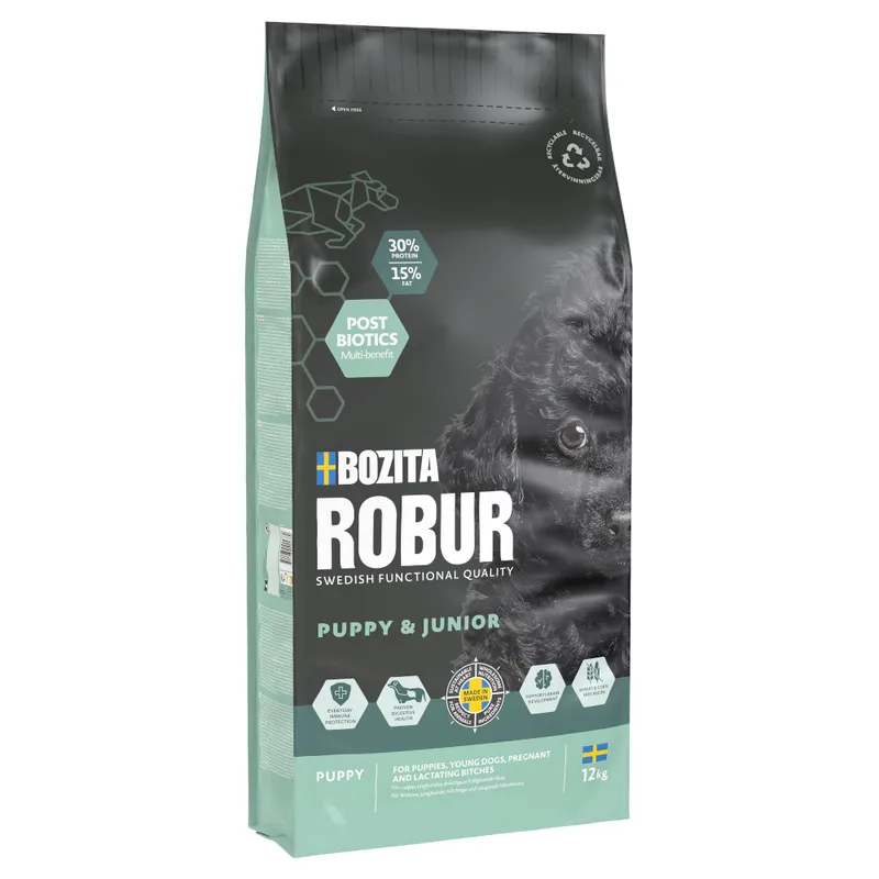 Bozita Robur Puppy & Junior Pollo - 12 kg