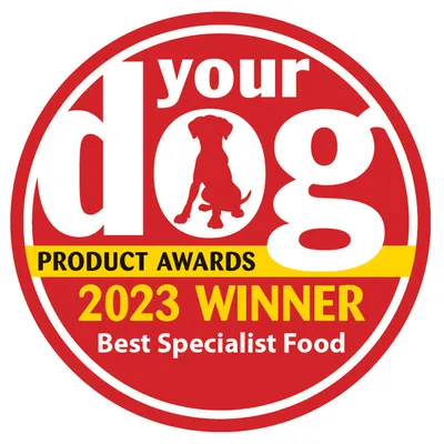 Your Dog Product Awards 2023 Winner, Best Specialist Food.