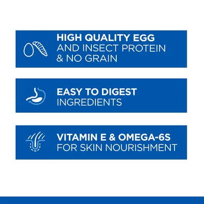 Hill's Science Plan Hypoallergenic Adult No Grain with Egg & Insect Protein