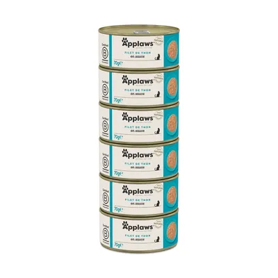 Lot économique Applaws Cat en sauce 48 x 70 g Lot économique Applaws Cat en sauce 48 x 70 g