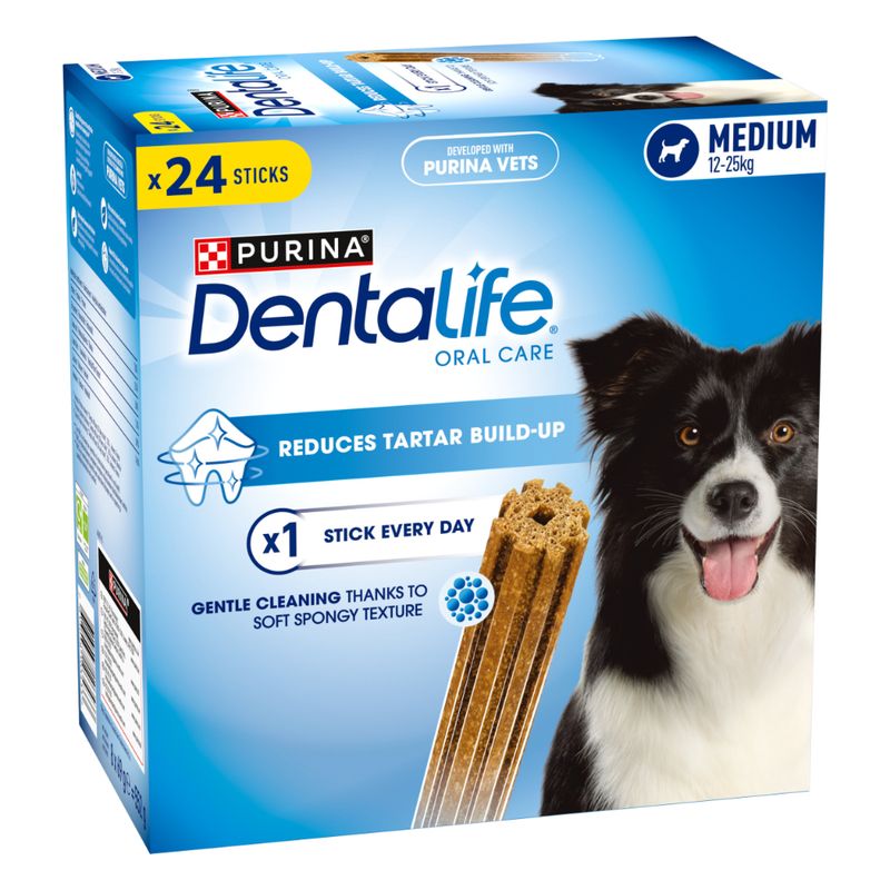 PURINA Dentalife snacks dentales para perros medianos (12-25 kg)