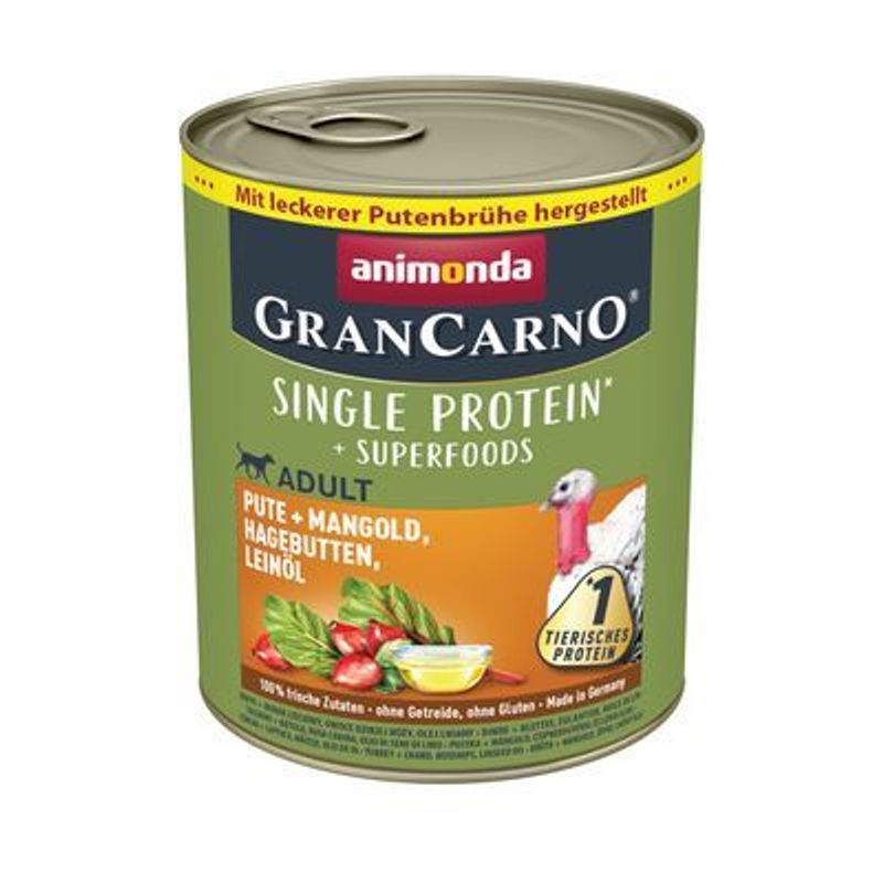 animonda GranCarno Adult Superfoods 6 x 800 g Hondenvoer