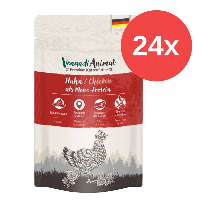 Sparpaket Venandi Animal Monoprotein 24 x 125 g