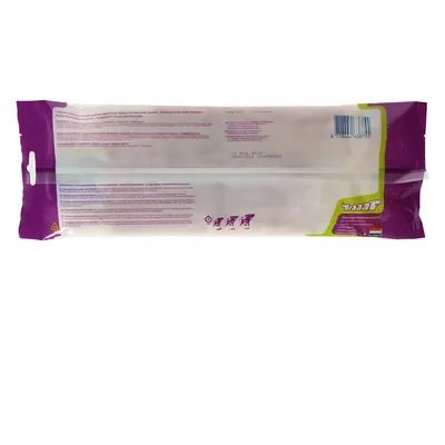 Πίσω όψη συσκευασίας με ορατό barcode, οδηγίες χρήσης και πληροφορίες προϊόντος στα αγγλικά. Εμφανίζεται το όνομα μάρκας 'Braaaaf' κάτω δεξιά.