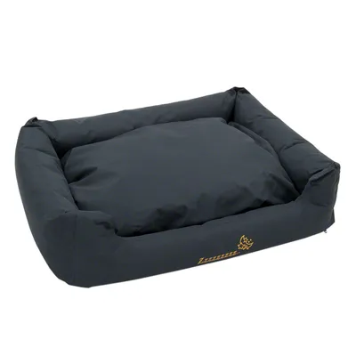 Lot : Sleepy Time panier avec coussin, gris + couverture Freedom Bone pour chien - taille S Lot : Sleepy Time panier avec coussin, gris + couverture Freedom Bone pour chien - taille S